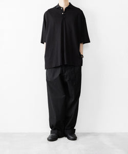 INTÉRIM/インテリム】 HIGH GAUGE SEA ISLAND PIQUE HYPER BIG POLO
