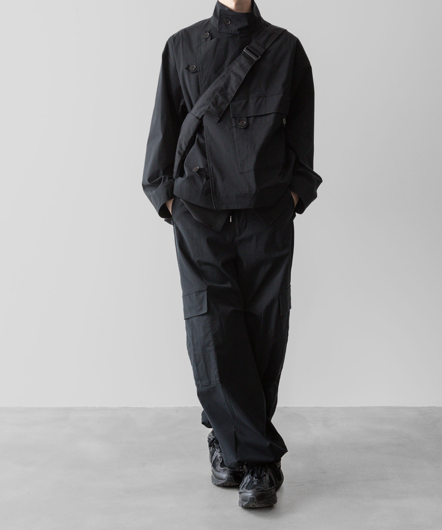 VEIN ヴェインのCO/NY STRETCH WEATHER FILED CARGO TROUSERS - BLACKの公式通販サイトsession福岡セレクトショップ