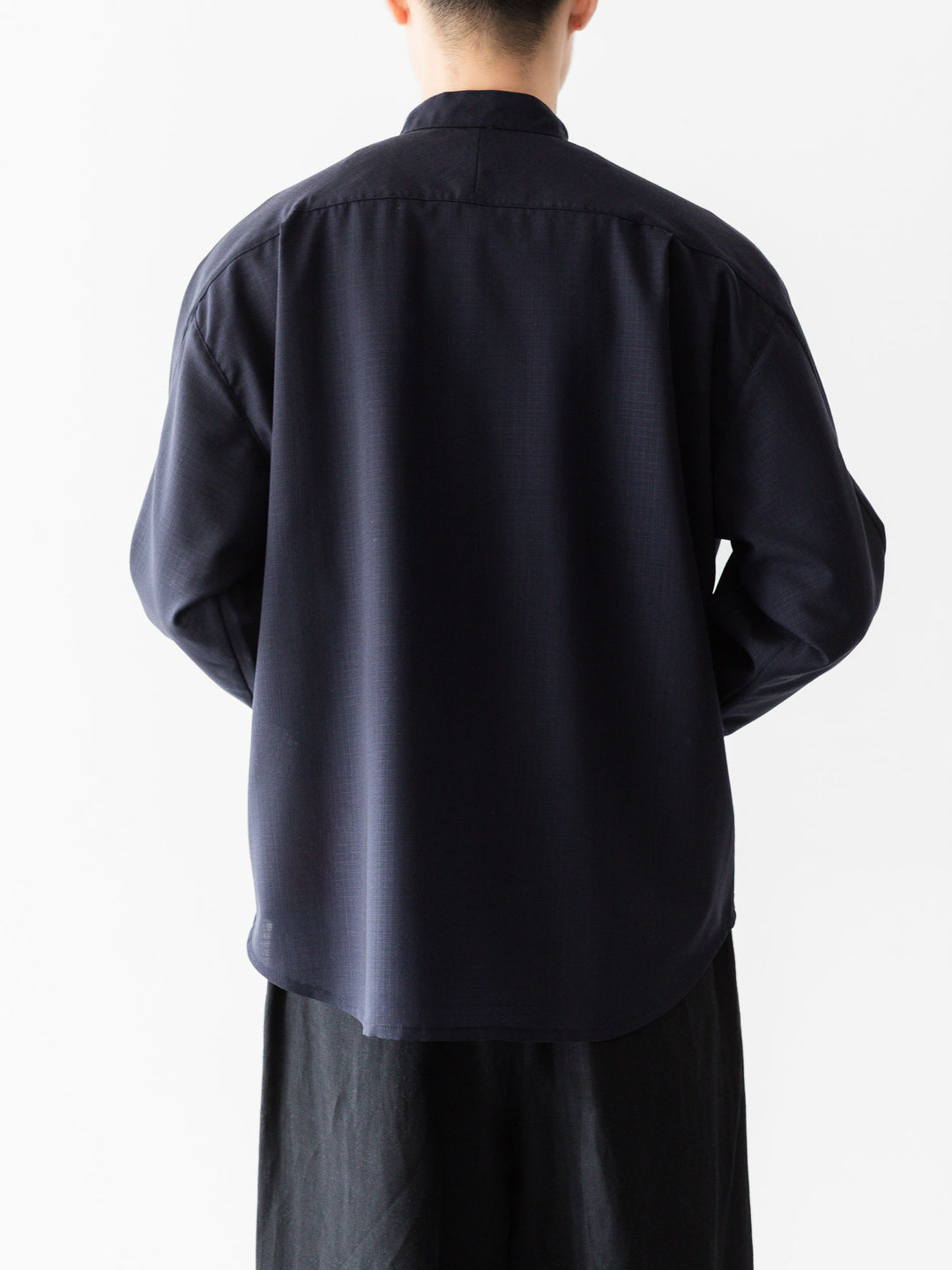 OPPOSE DUALITY オポーズデュアリティのMACKINAW SHIRT WOOLのBLACK 公式通販サイトsession福岡セレクトショップ