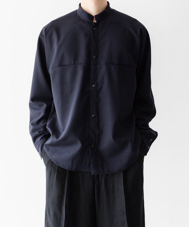 OPPOSE DUALITY オポーズデュアリティのMACKINAW SHIRT WOOLのBLACK 公式通販サイトsession福岡セレクトショップ
