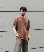 画像をギャラリービューアに読み込む, KANEMASA PHIL. カネマサフィルの18G WOOL PACK TEEのBROWN 公式通販サイトsession福岡セレクトショップ
