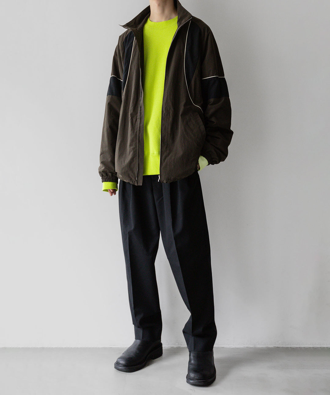 stein(シュタイン)の23AWコレクションDOUBLE WIDE TROUSERSのBLACK sessionセッション福岡セレクトショップ 公式通販サイト