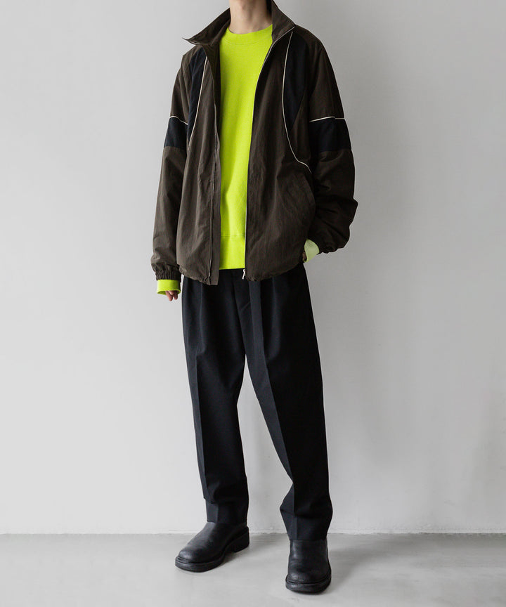 stein(シュタイン)の23AWコレクションOVERSIZED UNTWISTED YARN SWEAT LS のYELLOW