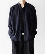 画像をギャラリービューアに読み込む, OPPOSE DUALITY オポーズデュアリティのMACKINAW SHIRT WOOLのBLACK 公式通販サイトsession福岡セレクトショップ
