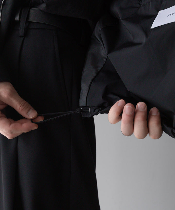 【stein】ssstein シュタインのNYLON TAFTA HOODED VESTのBLACK　 公式通販サイトsession福岡セレクトショップ