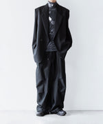画像をギャラリービューアに読み込む, VEIN-ヴェインのCOTTON MOLESKIN 3D FILED TROUSERS のBLACK公式通販サイト　session福岡セレクトショップ
