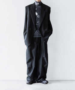 VEIN 】COTTON MOLESKIN 3D FILED TROUSERS - BLACK | 公式通販サイト