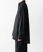 画像をギャラリービューアに読み込む, 【INTÉRIM】BLACK SURFAR GARMENT DYE HYPER BIG MIL WORK SHIRT TYPE2 - BLACK
