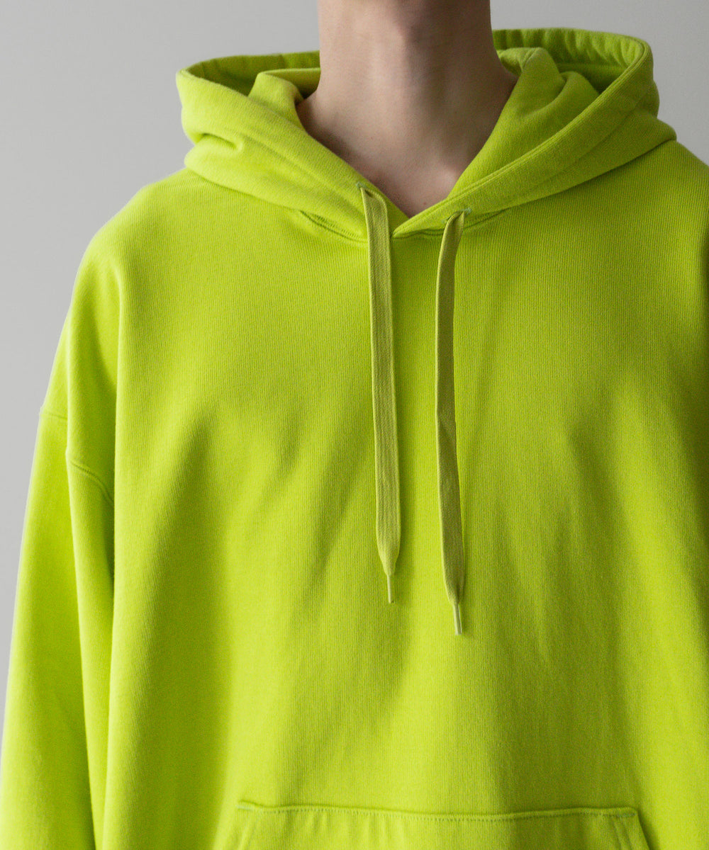 stein(シュタイン)の23AWコレクションOVERSIZED UNTWISTED YARN SWEAT HOOD LSのYELLOW