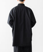 画像をギャラリービューアに読み込む, 【INTÉRIM】BLACK SURFAR GARMENT DYE HYPER BIG MIL WORK SHIRT TYPE2 - BLACK
