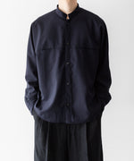 画像をギャラリービューアに読み込む, OPPOSE DUALITY オポーズデュアリティのMACKINAW SHIRT WOOLのBLACK 公式通販サイトsession福岡セレクトショップ
