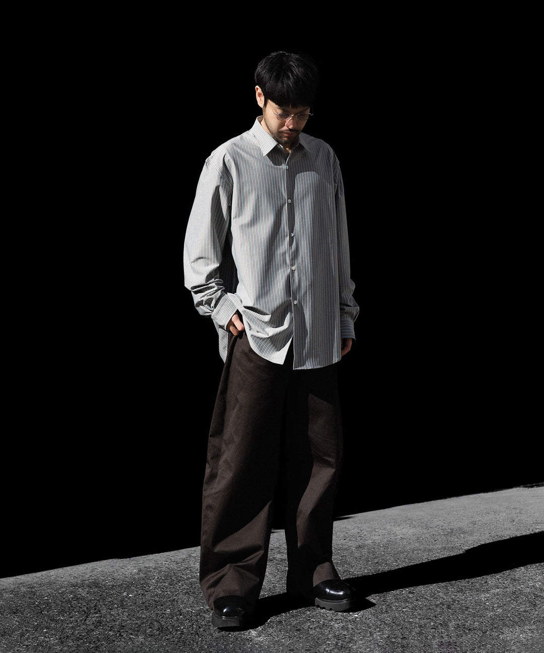 KANEMASA PHIL. カネマサフィルの46G STRIPE MODEST SHIRTのRAINBOW 公式通販サイトsession福岡セレクトショップ