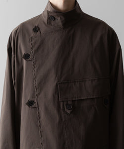 VEIN ヴェインのCO/NY STRETCH WEATHER MOTORCYCLE JACKET - BROWNの公式通販サイトsession福岡セレクトショップ