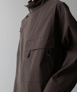 VEIN ヴェインのCO/NY STRETCH WEATHER MOTORCYCLE JACKET - BROWNの公式通販サイトsession福岡セレクトショップ