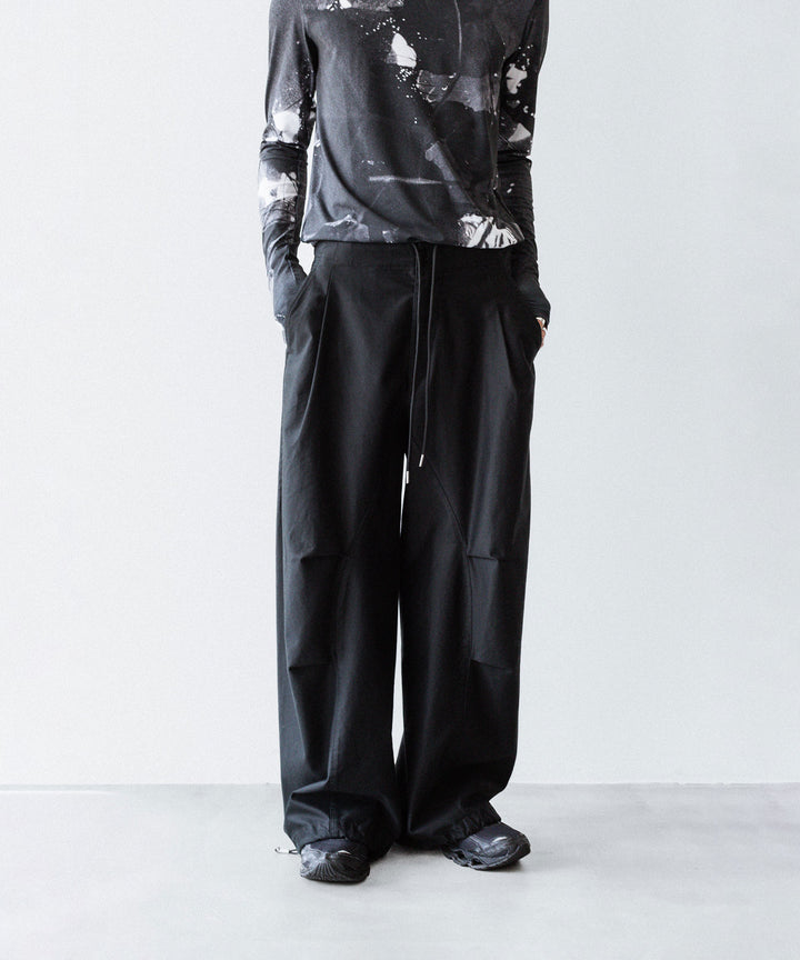 VEIN-ヴェインのCOTTON MOLESKIN 3D FILED TROUSERS のBLACK公式通販サイト　session福岡セレクトショップ