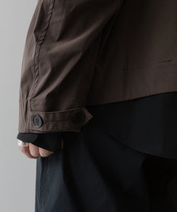 VEIN ヴェインのCO/NY STRETCH WEATHER MOTORCYCLE JACKET - BROWNの公式通販サイトsession福岡セレクトショップ