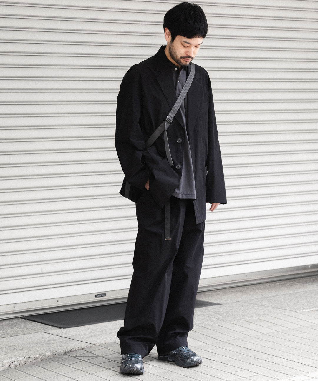 ssstein(シュタイン)の WINDPROOF NYLON SINGLE BREASTED JACKET - BLACKの公式通販サイトsession福岡セレクトショップ