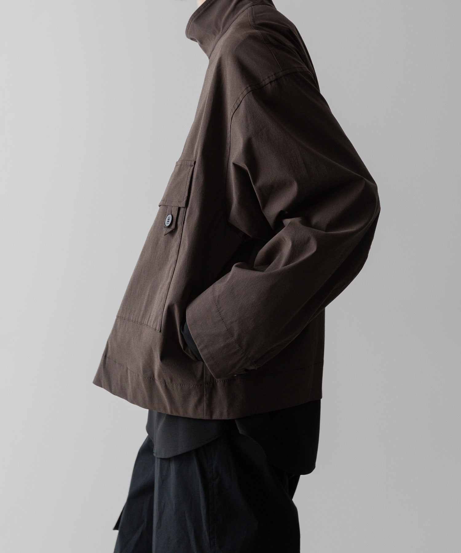 VEIN ヴェインのCO/NY STRETCH WEATHER MOTORCYCLE JACKET - BROWNの公式通販サイトsession福岡セレクトショップ