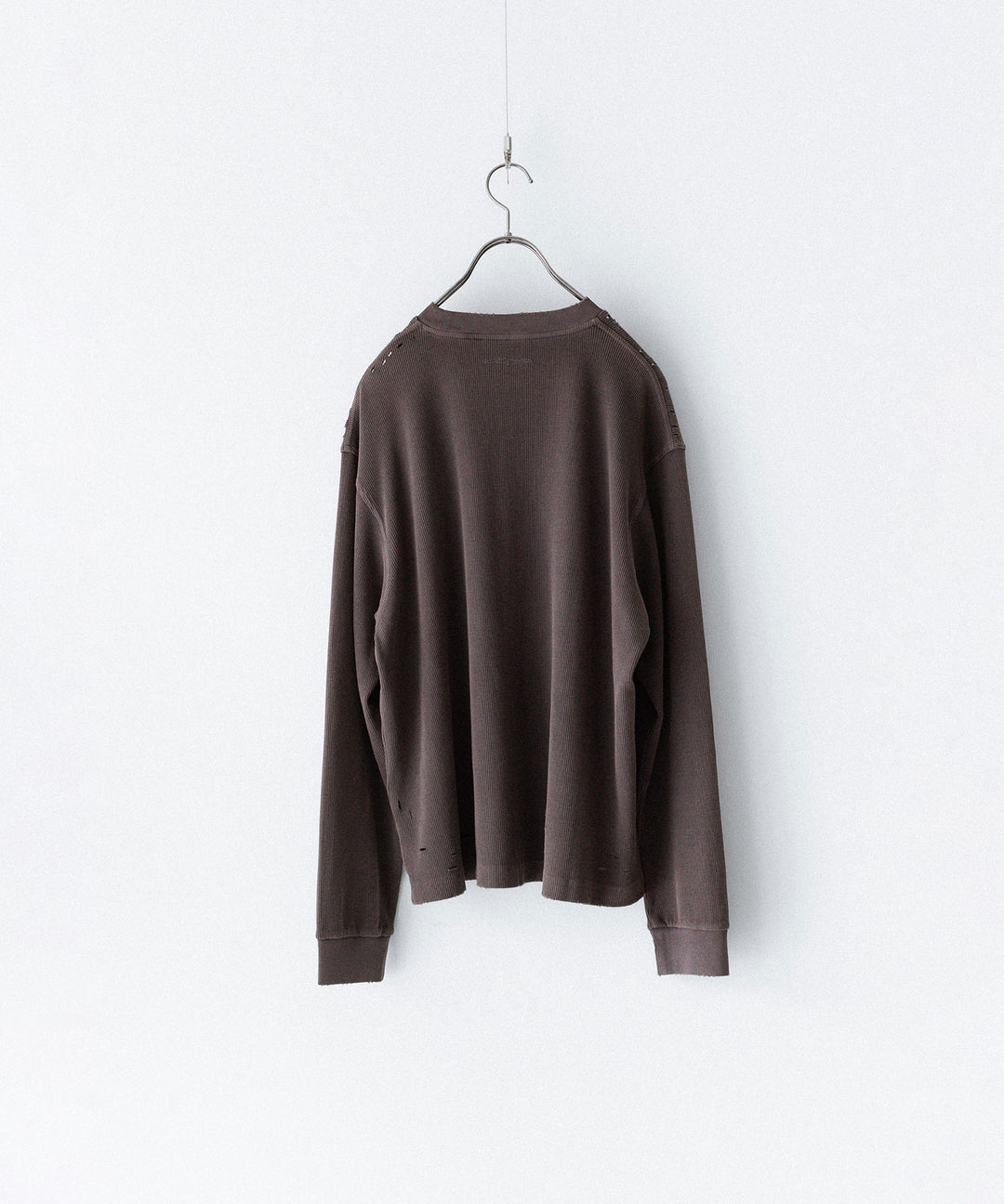 CODA コーダ FADED GREY AGING DAMAGED LONG SLEEVE WAFFLE TOPSのFADED GREY 公式通販サイトsession福岡セレクトショップ