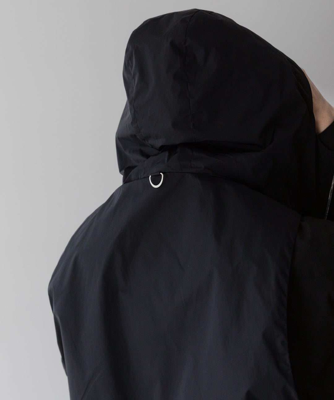 【stein】ssstein シュタインのNYLON TAFTA HOODED VESTのBLACK　 公式通販サイトsession福岡セレクトショップ