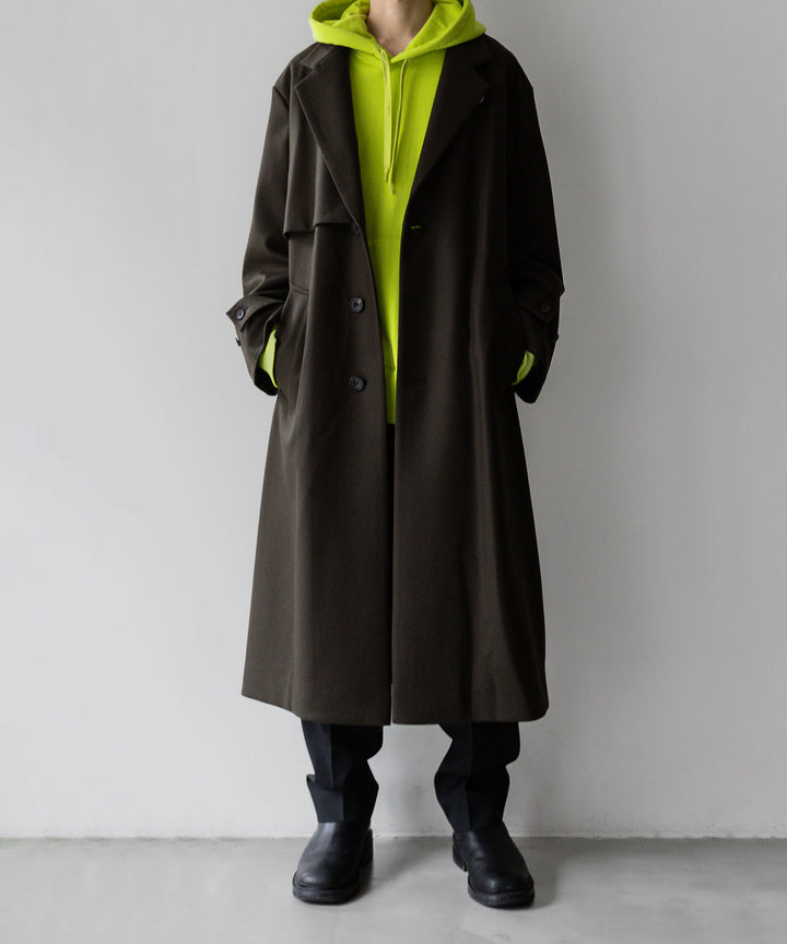 stein(シュタイン)の23AWコレクションOVERSIZED UNTWISTED YARN SWEAT HOOD LSのYELLOW