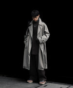 画像をギャラリービューアに読み込む, ssstein(シュタイン)のOVERSIZED SINGLE BREASTED LONG JACKET - DARK BROWNの公式通販サイトsession福岡セレクトショップ
