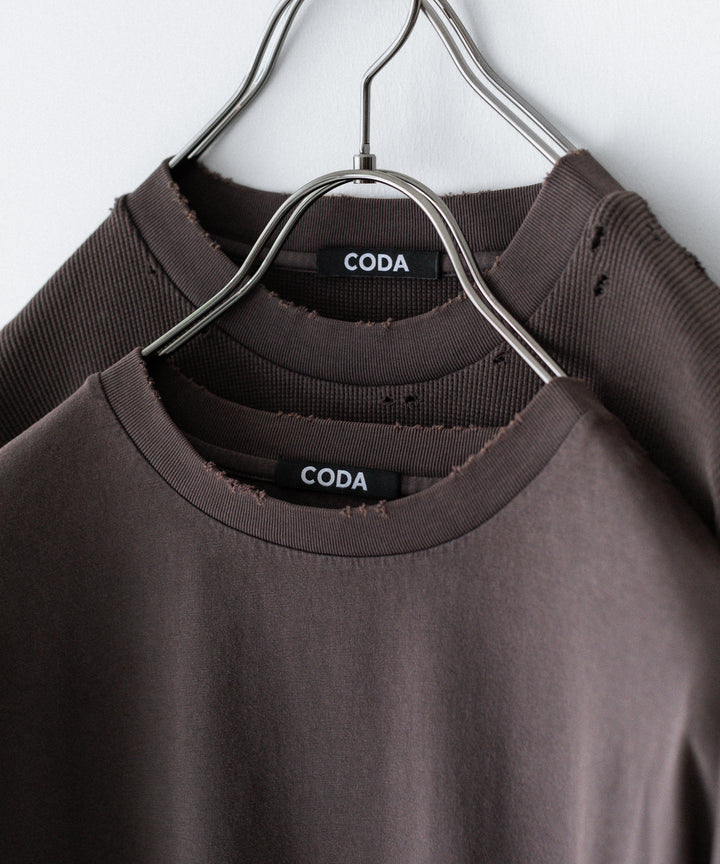 CODA -コーダのFADED GREY AGING DAMAGED LONG SLEEVE T-SHIRTのFADED GREY公式通販サイトsession福岡セレクトショップ