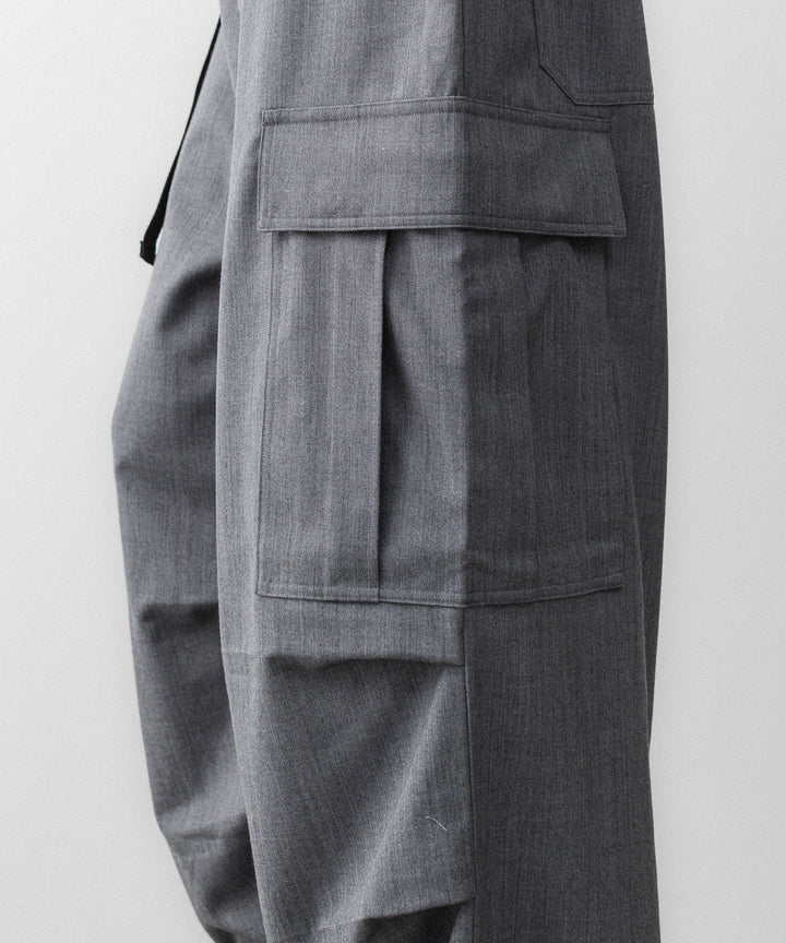 REVERBERATE リバーバレイトのCARGO PANTS-PLのGREY 公式通販サイトsession福岡セレクトショップ