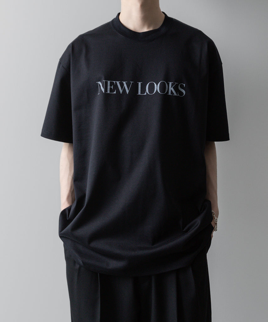 ssstein / シュタイン】OVERSIZED PRINT TEE [NEW LOOKS] - DARK NAVY