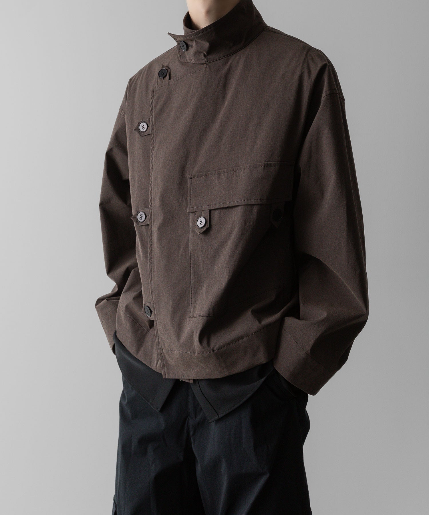 VEIN ヴェインのCO/NY STRETCH WEATHER MOTORCYCLE JACKET - BROWNの公式通販サイトsession福岡セレクトショップ