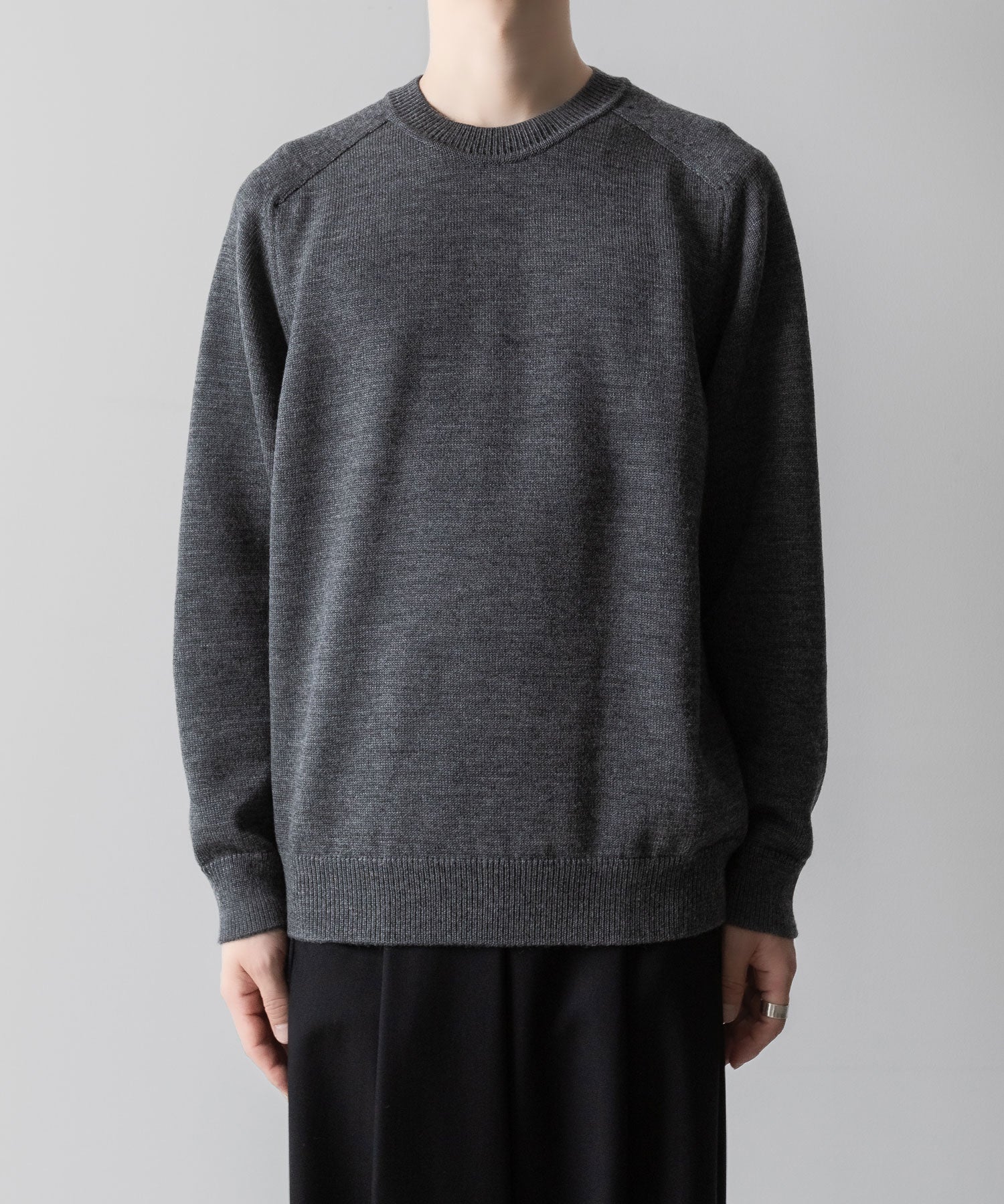 UMEDA ウメダニットの7GG CREW NECK PULLOVER - GREYの公式通販サイトsession福岡セレクトショップ