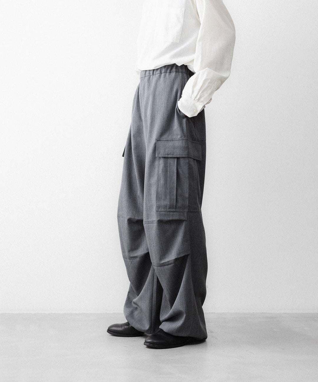 REVERBERATE リバーバレイトのCARGO PANTS-PLのGREY 公式通販サイトsession福岡セレクトショップ
