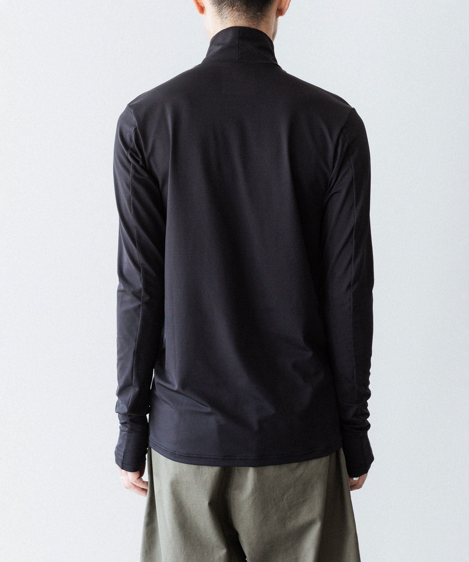 VEIN ヴェインのCOOLMAX STRETCH JERSEY VPW　HIGH NECK L/S TEE - BLACKの公式通販サイトsession福岡セレクトショップ