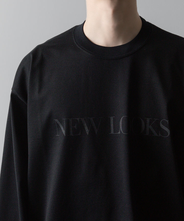 ssstein(シュタイン)の24AWコレクション OVERSIZED LONG SLEEVE TEE [ NEW LOOKS ] - BLACK 公式通販サイトsession福岡セレクトショップ