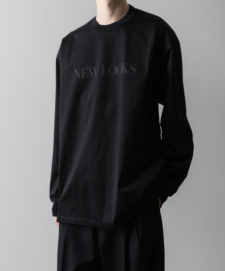 ssstein(シュタイン)の24AWコレクション OVERSIZED LONG SLEEVE TEE [ NEW LOOKS ] - BLACK 公式通販サイトsession福岡セレクトショップ