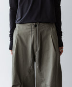 画像をギャラリービューアに読み込む, 【 VEIN 】COTTON MOLESKIN 3D FILED TROUSERS - KHAKI
