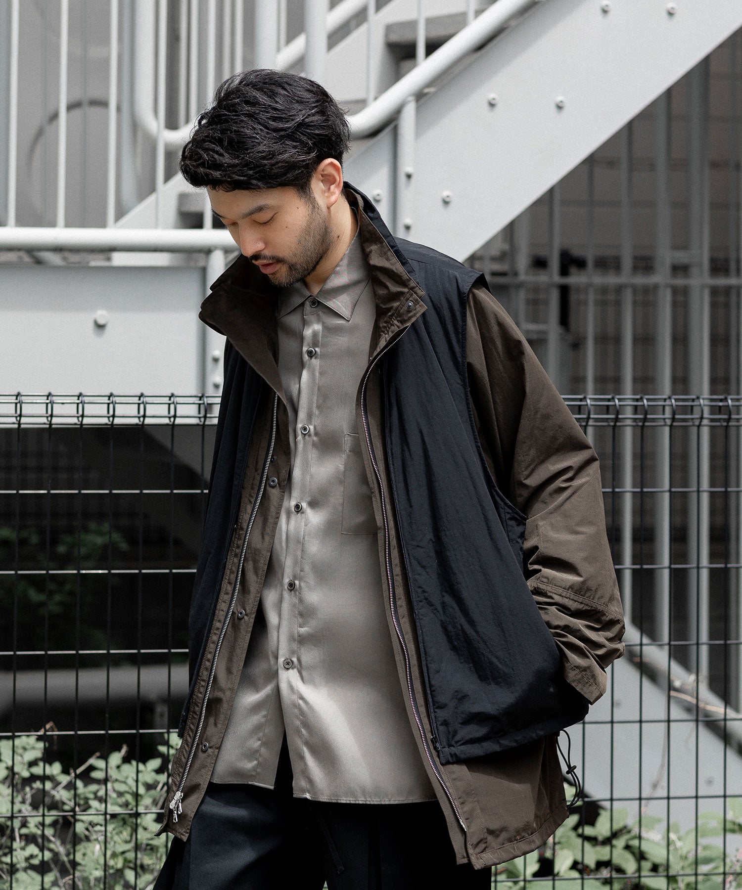 stein / シュタイン】REVERSIBLE MILITARY JACKET - MILITARY KHAKI ...