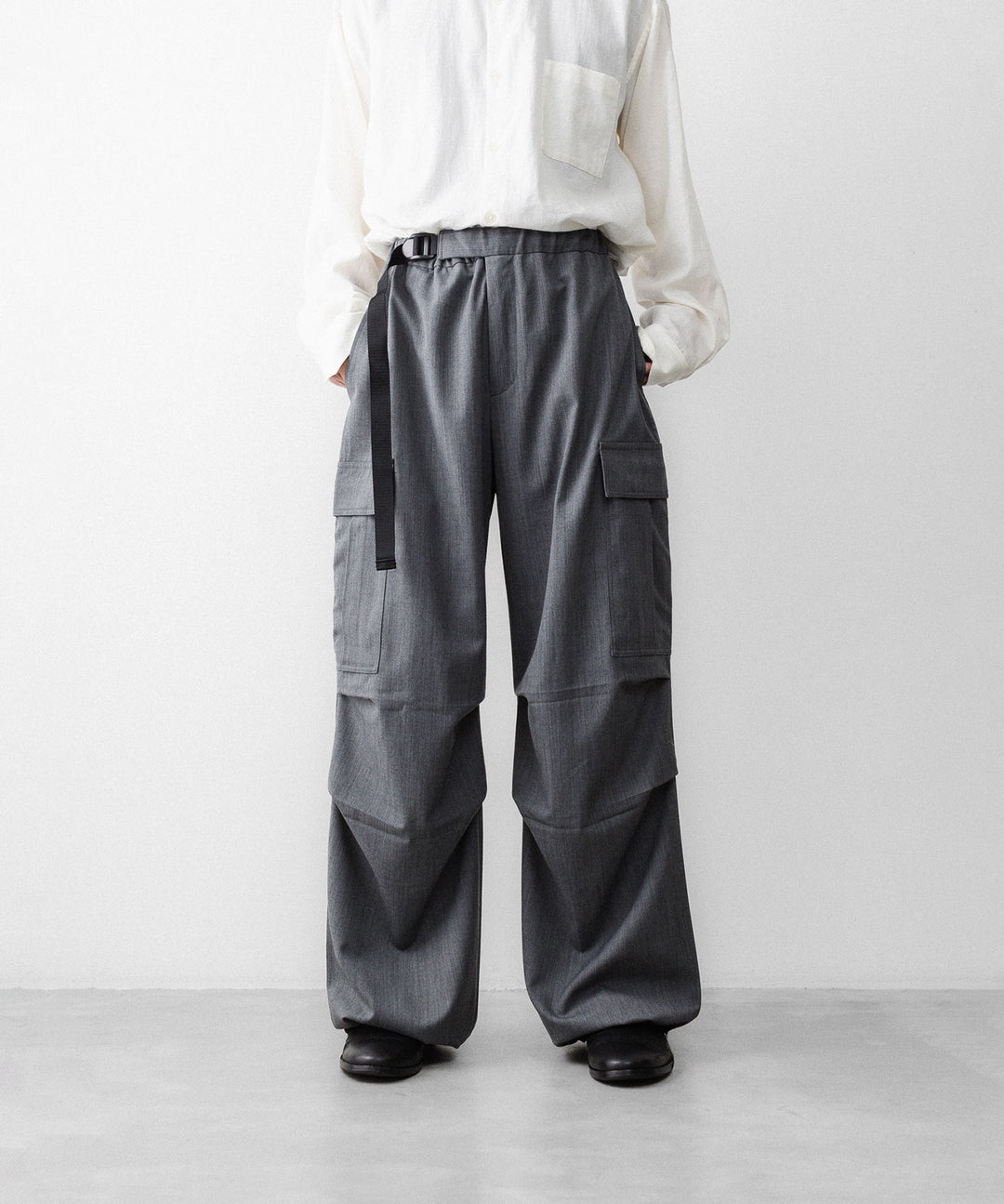 REVERBERATE リバーバレイトのCARGO PANTS-PLのGREY 公式通販サイトsession福岡セレクトショップ