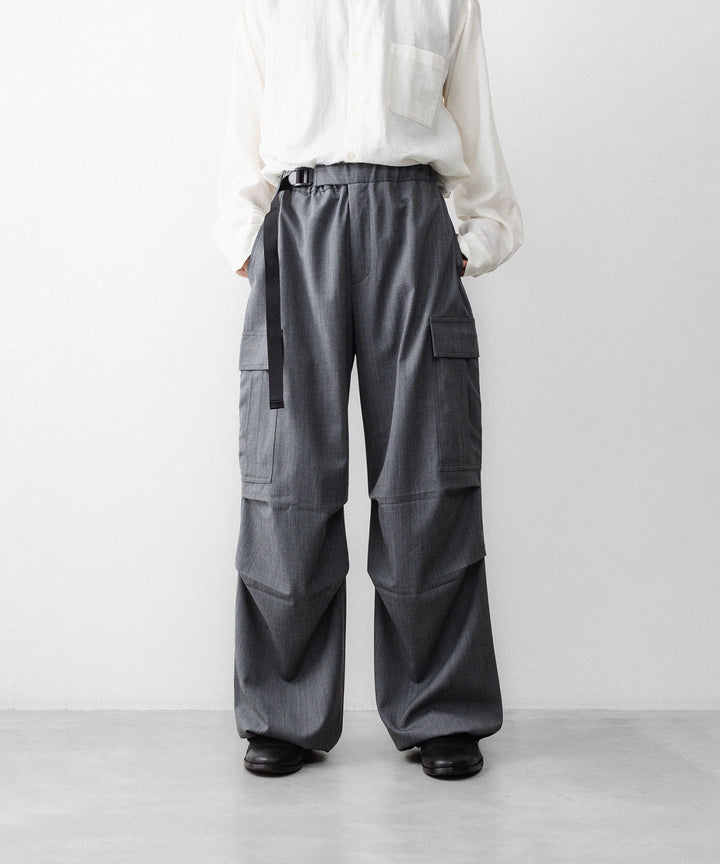 REVERBERATE リバーバレイトのCARGO PANTS-PLのGREY 公式通販サイトsession福岡セレクトショップ