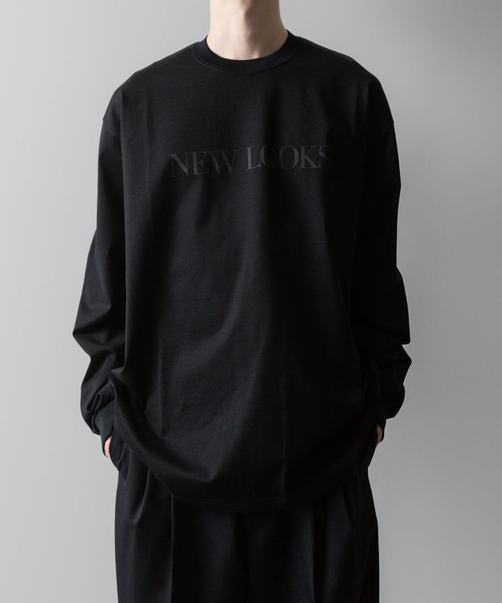 ssstein(シュタイン)の24AWコレクション OVERSIZED LONG SLEEVE TEE [ NEW LOOKS ] - BLACK 公式通販サイトsession福岡セレクトショップ