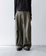 画像をギャラリービューアに読み込む, 【 VEIN 】COTTON MOLESKIN 3D FILED TROUSERS - KHAKI
