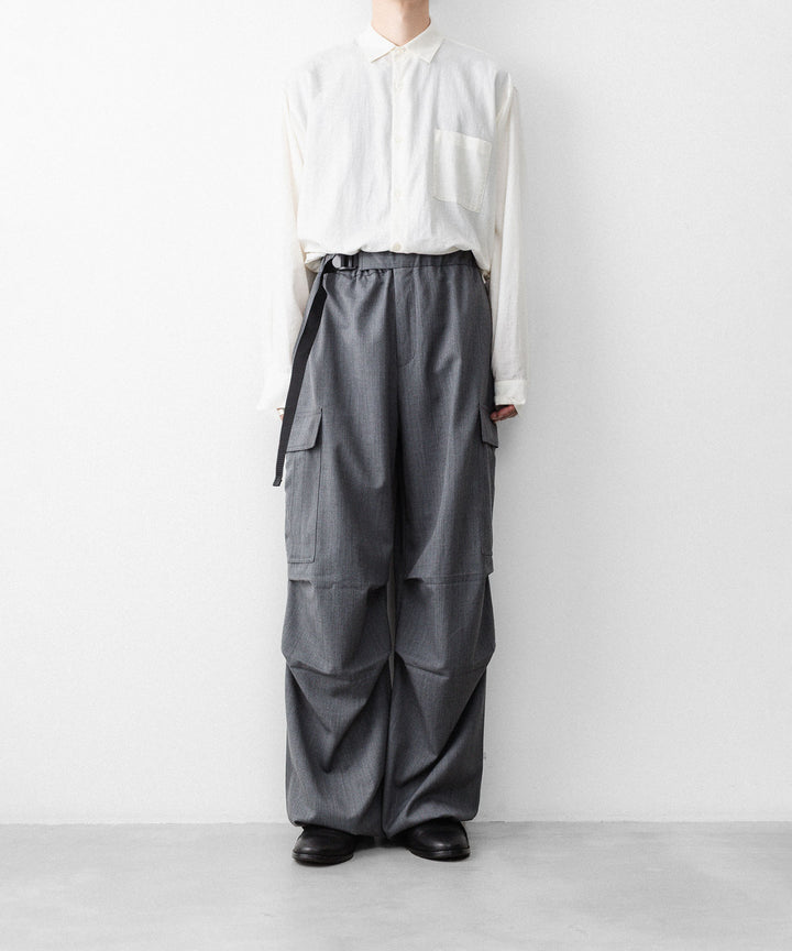 REVERBERATE リバーバレイトのCARGO PANTS-PLのGREY 公式通販サイトsession福岡セレクトショップ