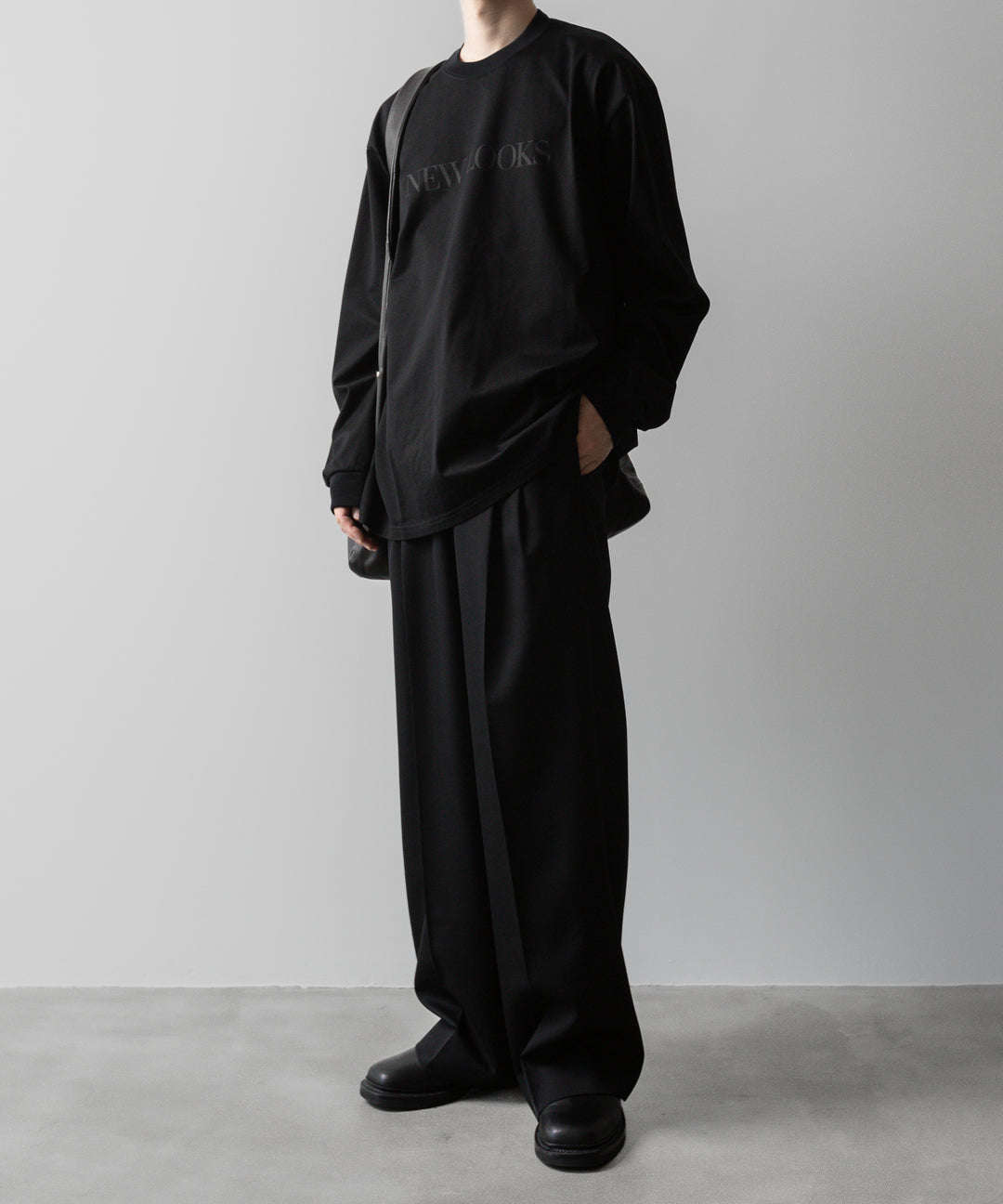 ssstein(シュタイン)の24AWコレクション OVERSIZED LONG SLEEVE TEE [ NEW LOOKS ] - BLACK 公式通販サイトsession福岡セレクトショップ