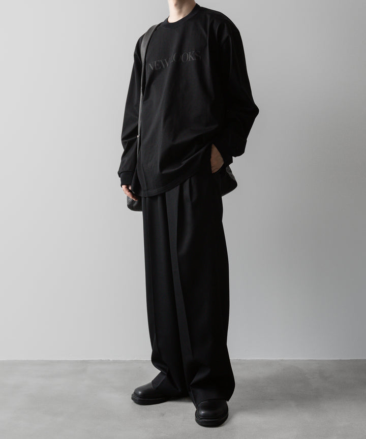 ssstein(シュタイン)の24AWコレクション OVERSIZED LONG SLEEVE TEE [ NEW LOOKS ] - BLACK 公式通販サイトsession福岡セレクトショップ