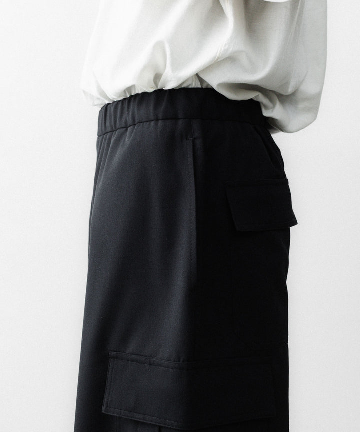 REVERBERATE リバーバレイトのCARGO PANTS-PLのBLACK 公式通販サイトsession福岡セレクトショップ