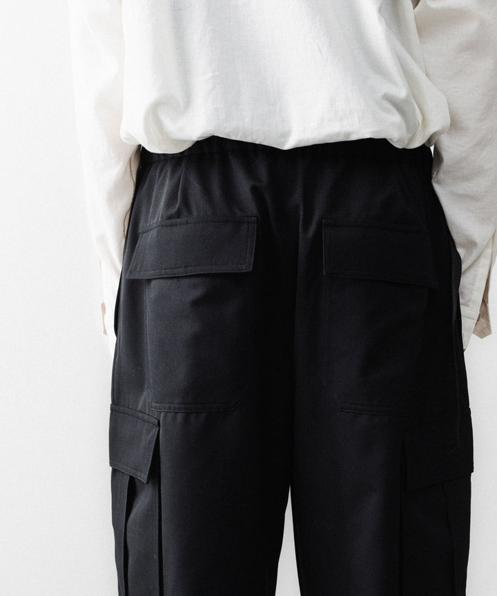 REVERBERATE リバーバレイトのCARGO PANTS-PLのBLACK 公式通販サイトsession福岡セレクトショップ