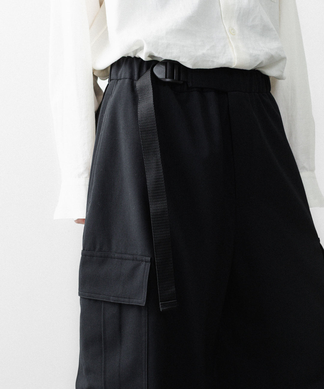 REVERBERATE リバーバレイトのCARGO PANTS-PLのBLACK 公式通販サイトsession福岡セレクトショップ