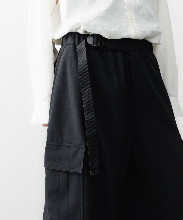 REVERBERATE リバーバレイトのCARGO PANTS-PLのBLACK 公式通販サイトsession福岡セレクトショップ