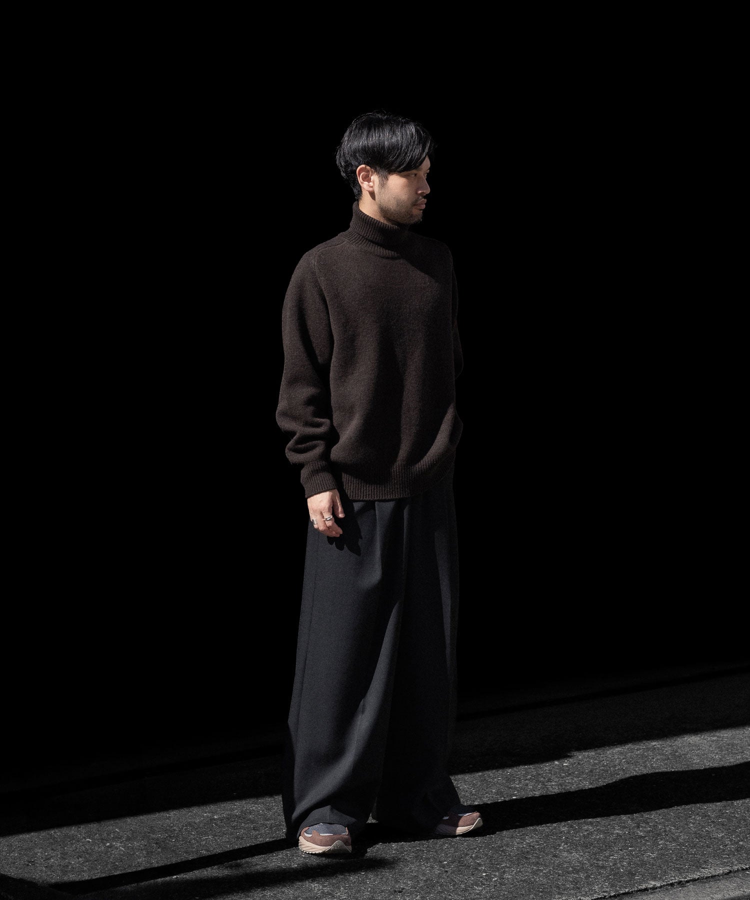ssstein(シュタイン)のEXTRA FINE WOOL WARM KNIT TURTLE NECK LS - DARK BROWNの公式通販サイトsession福岡セレクトショップ