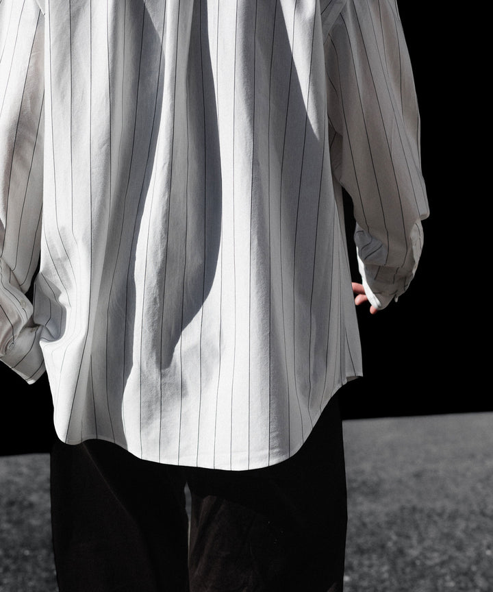 KANEMASA PHIL. カネマサフィルの46G STRIPE MODEST SHIRTのWHITE 公式通販サイトsession福岡セレクトショップ